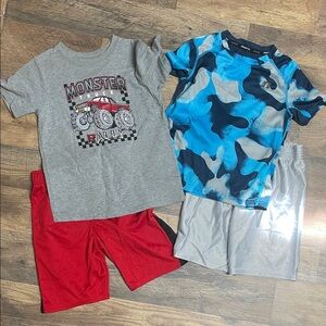 Kids Monster Rally and Camo Matching Set